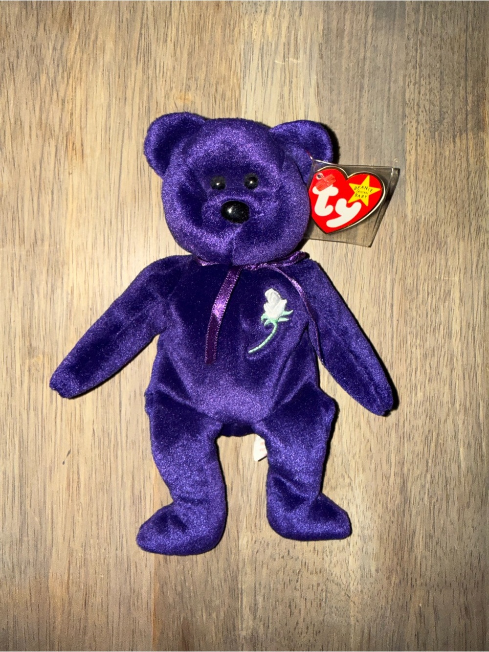 “Princess” the Bear, 1997 Ty Beanie Baby (made in honor of Princess Diana)